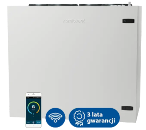 Centrala Komfovent Domekt-R-700-V-C6M 738 L/A wymiennik obrotowy standardowy, układ króćców pionowy
