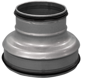 Redukcja z uszczelką, 200-150mm