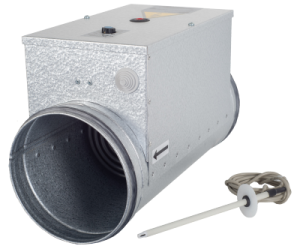 EKA-NV-400-9.0-3fPTC/PS - Nagrzewnica kanałowa okrągła z automatyką