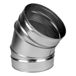 Kolano segmentowe 45 stopni, fi 315mm