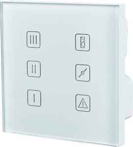 S22 - Sterownik S22 - szklany, przewodowy, panel dotykowy